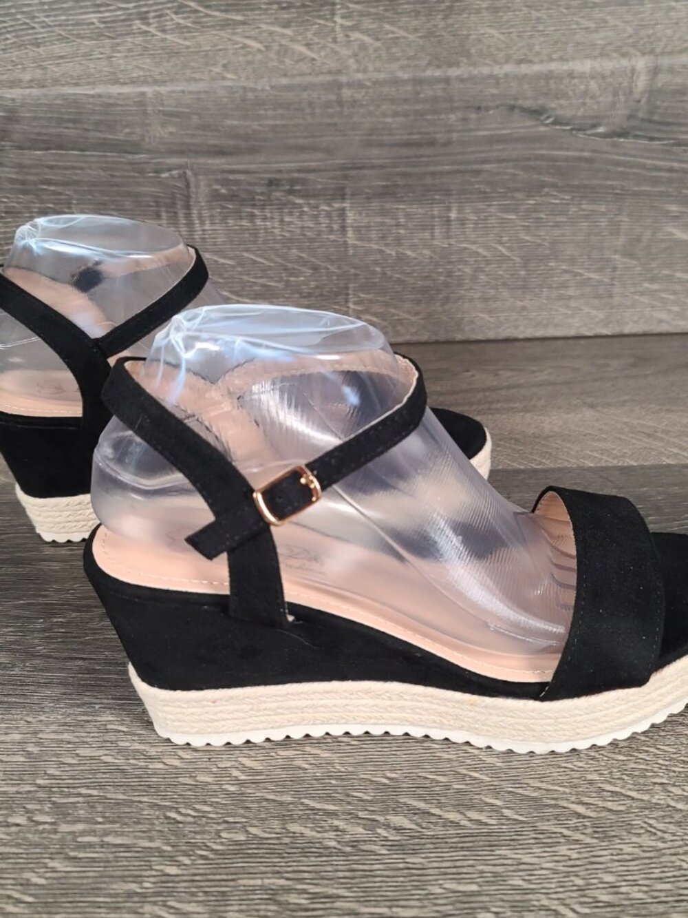 DBDK Fashion Wedges Women's Size 10 Heel Platform Shoes Black - Picture 6 of 12